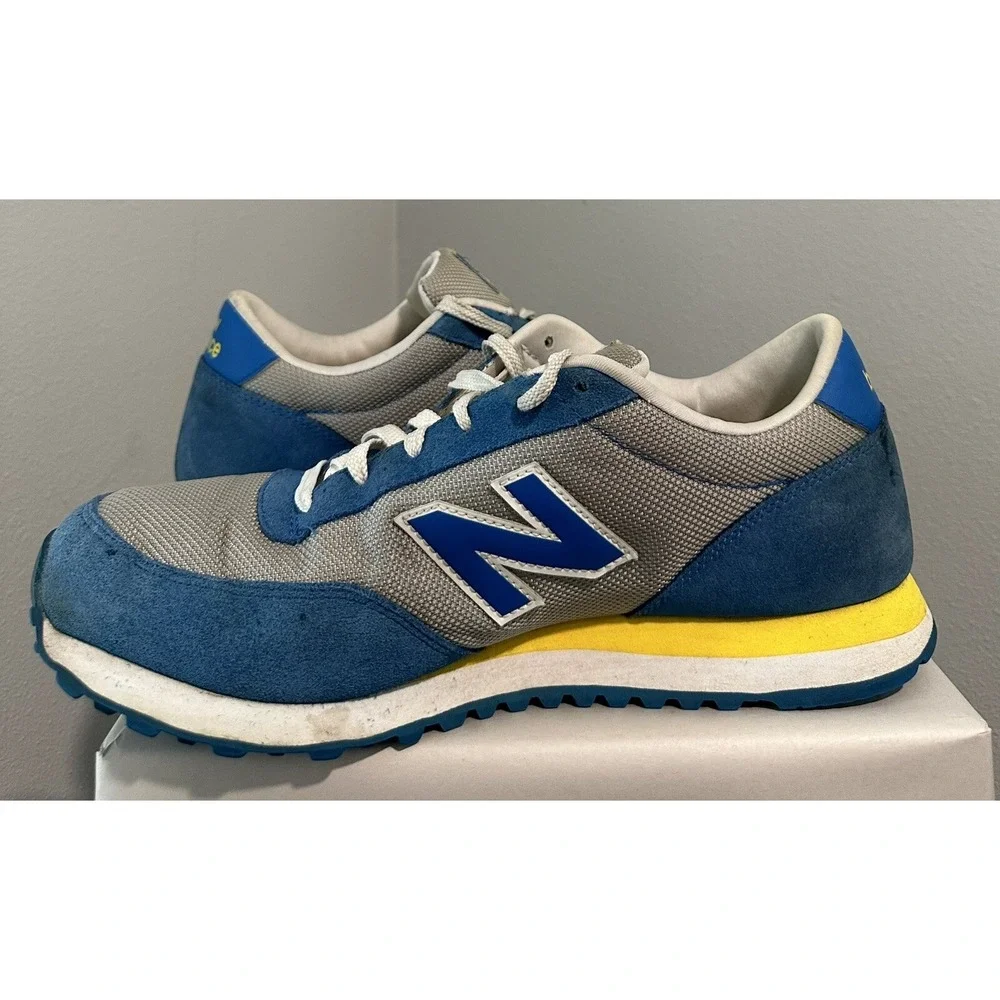 New Balance Men's 501 ML501BGW Blue Casual Shoes Sneakers Size 12 D